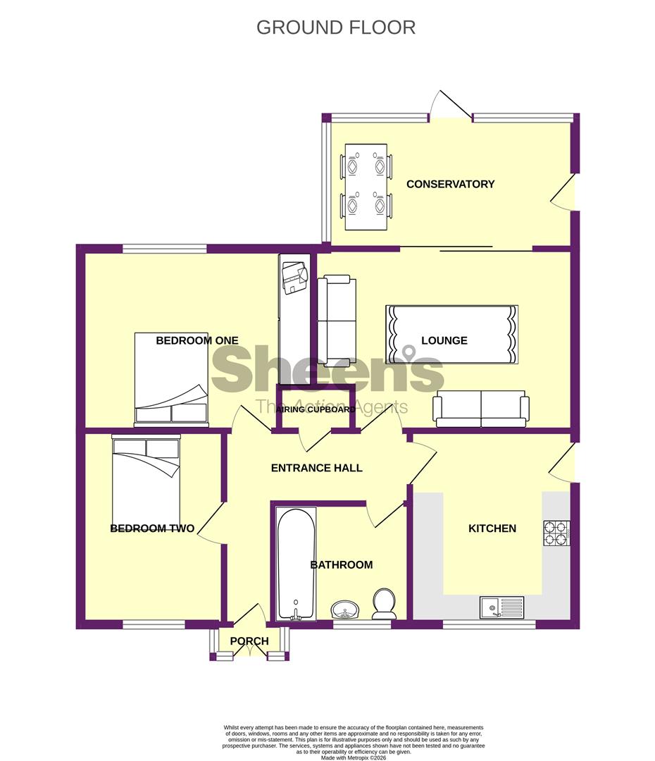 20, Saxmundham Way, Clacton-On-Sea floorplan