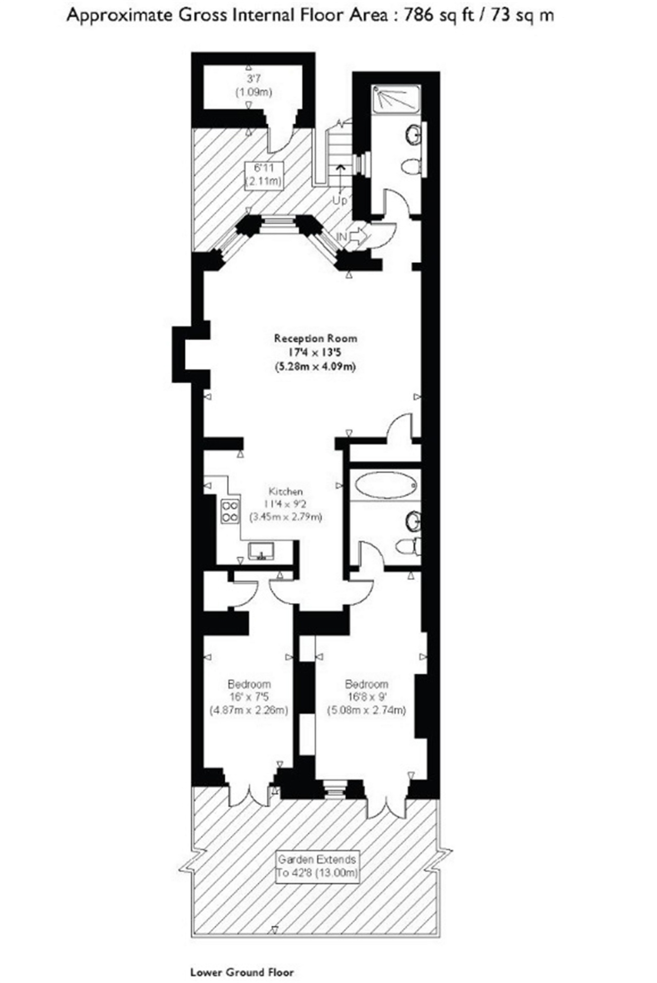 2 Bedrooms Flat to rent in Sevington Street, Maida Vale, London W9