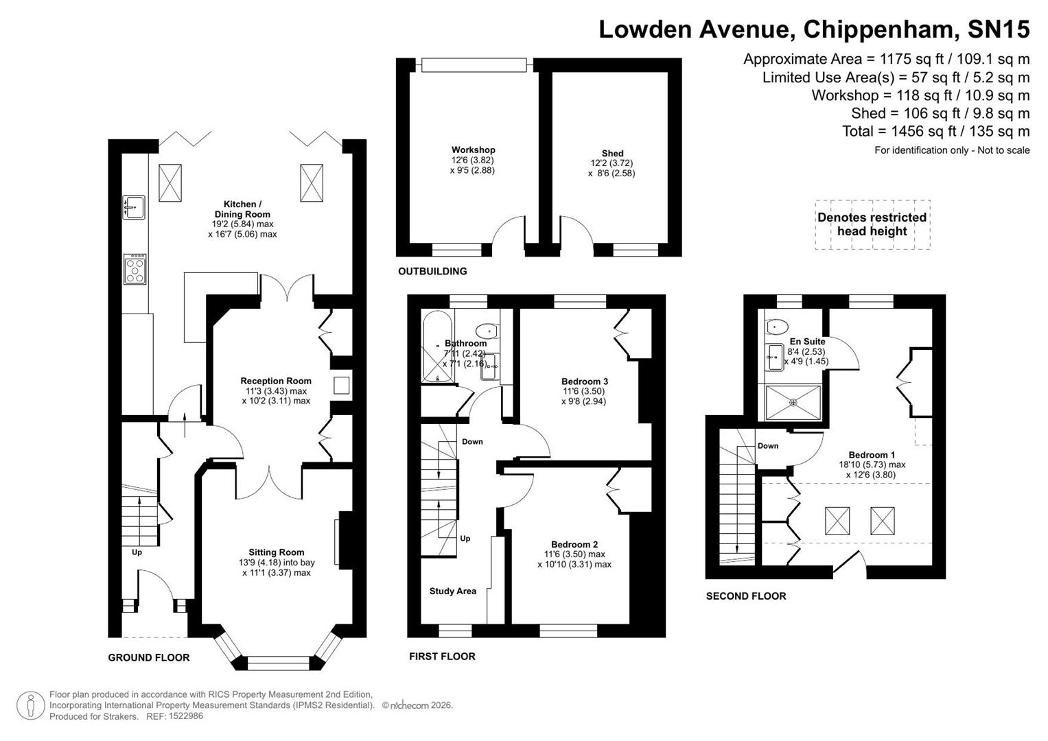 15, Lowden Avenue, Chippenham floorplan