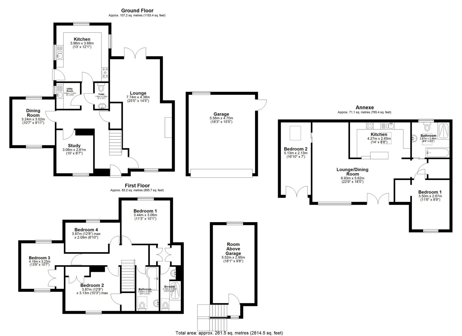 4, The Stiles, Huntingdon floorplan
