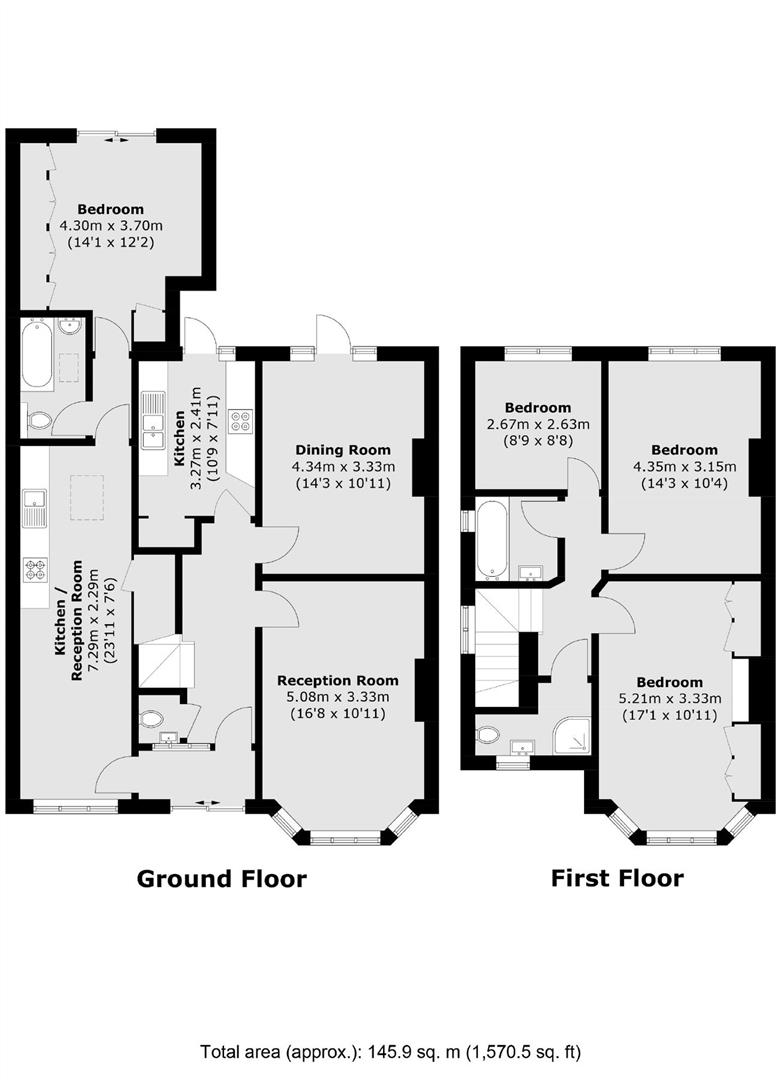 34, Llanvanor Road, London floorplan