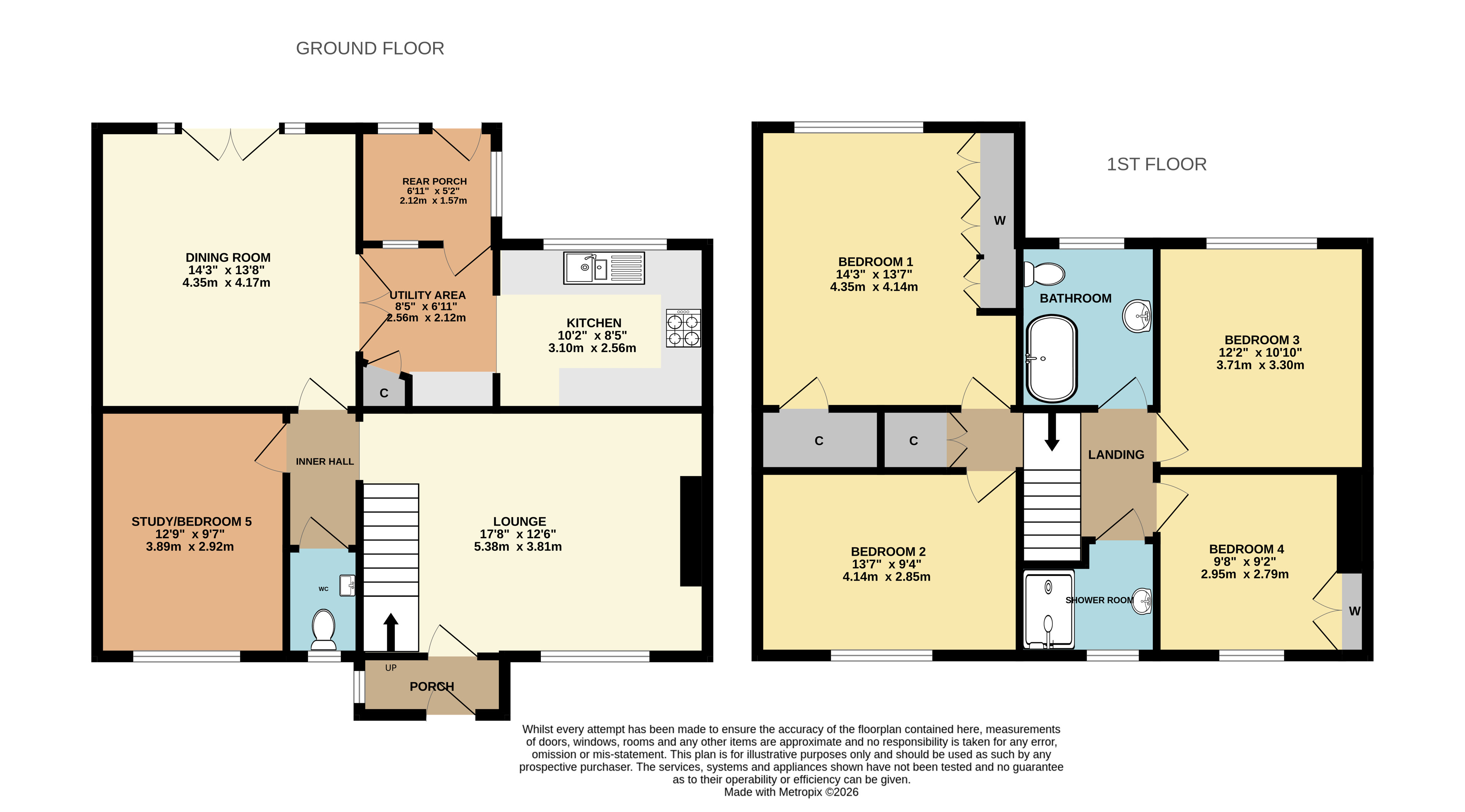 4, Brookside, Barnstaple floorplan