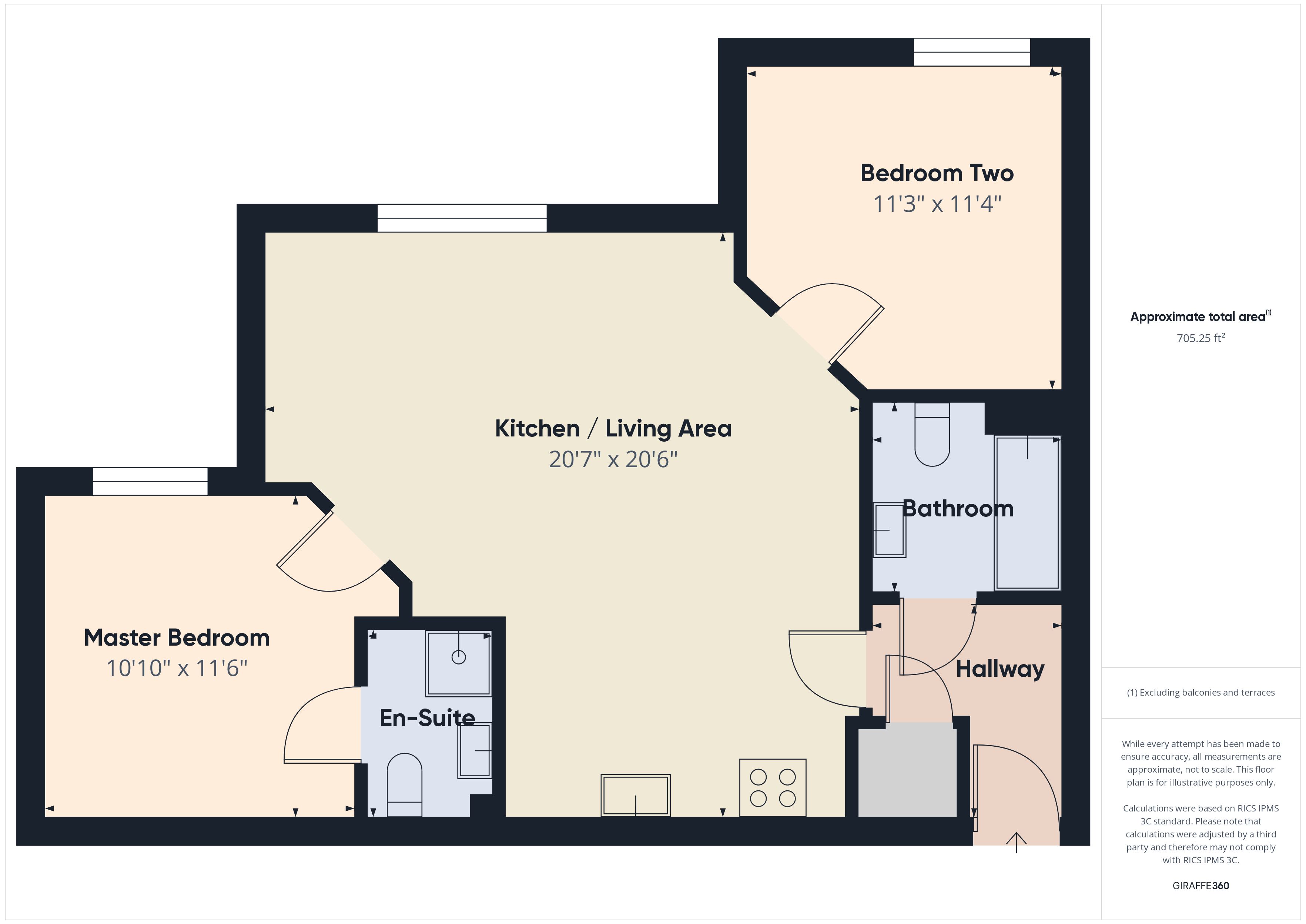 Player Street, Nottingham, NG7 floorplan