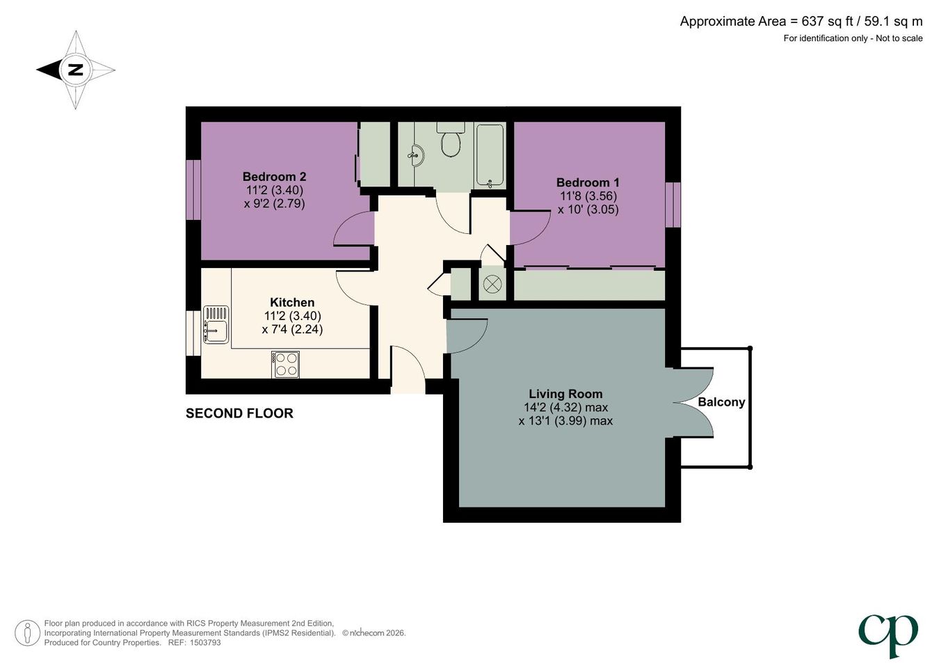 28, The Hawthorns, Flitwick floorplan