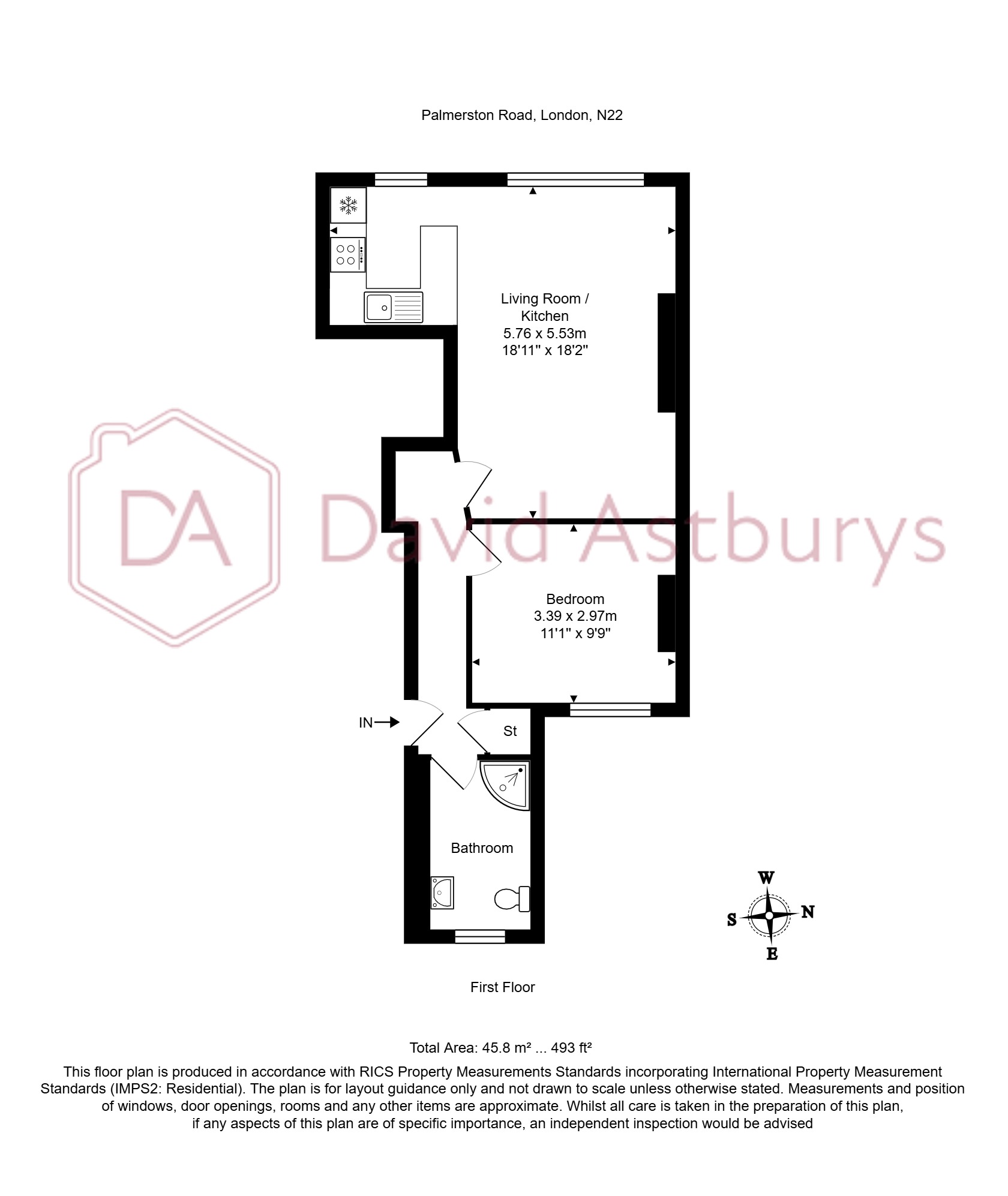 Palmerston Road, Wood Green floorplan