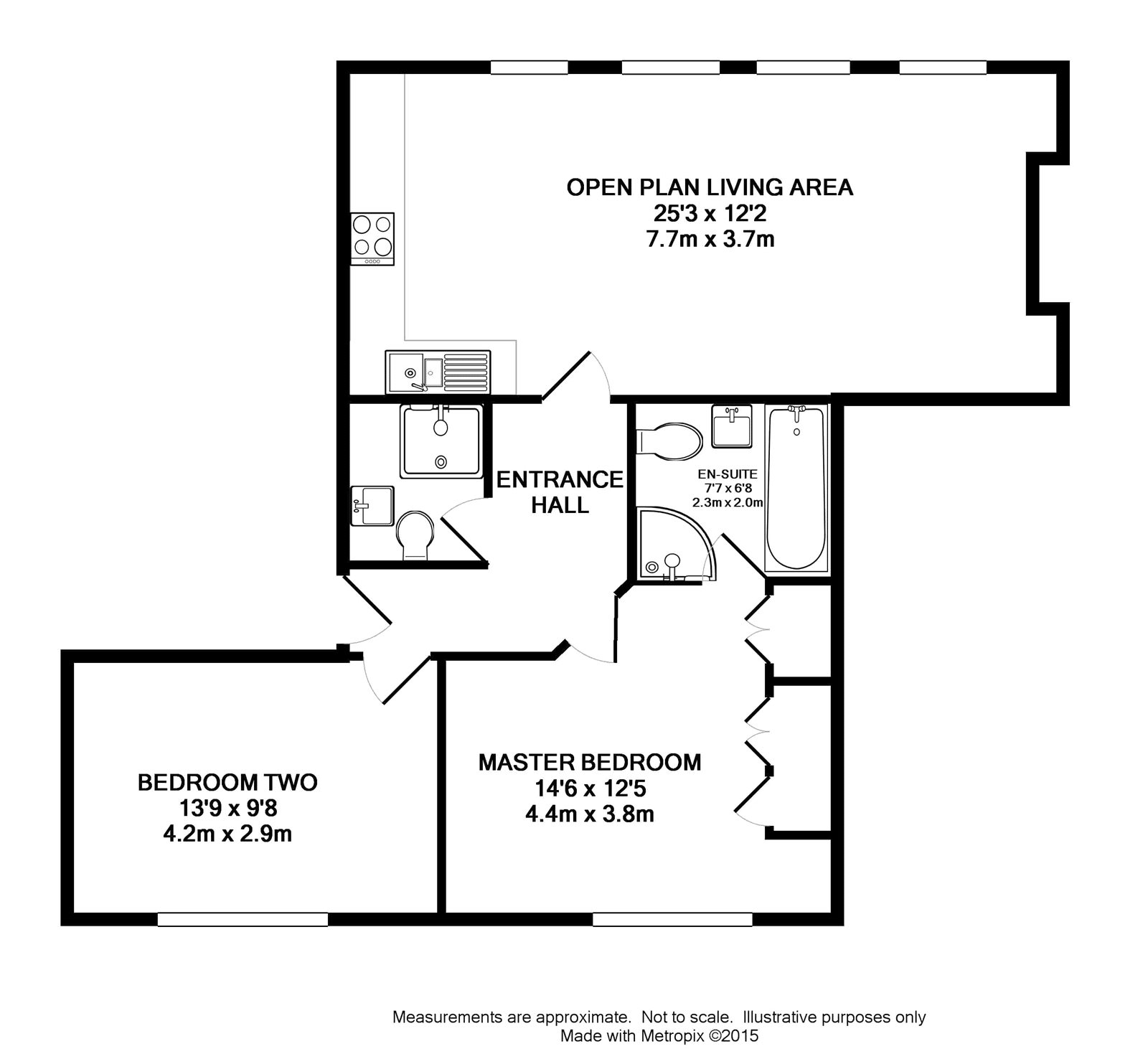 2 Bedrooms Flat to rent in Castle Street, Reading, Berkshire RG1