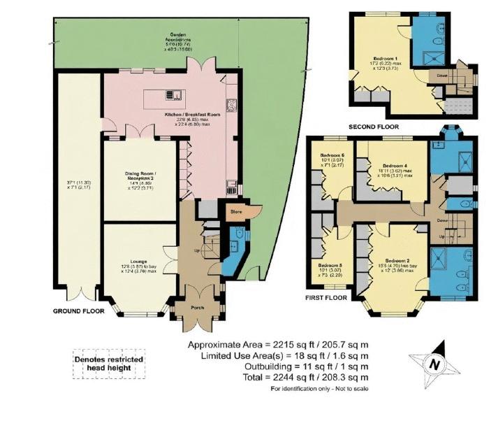 42, Kings Drive, Edgware floorplan