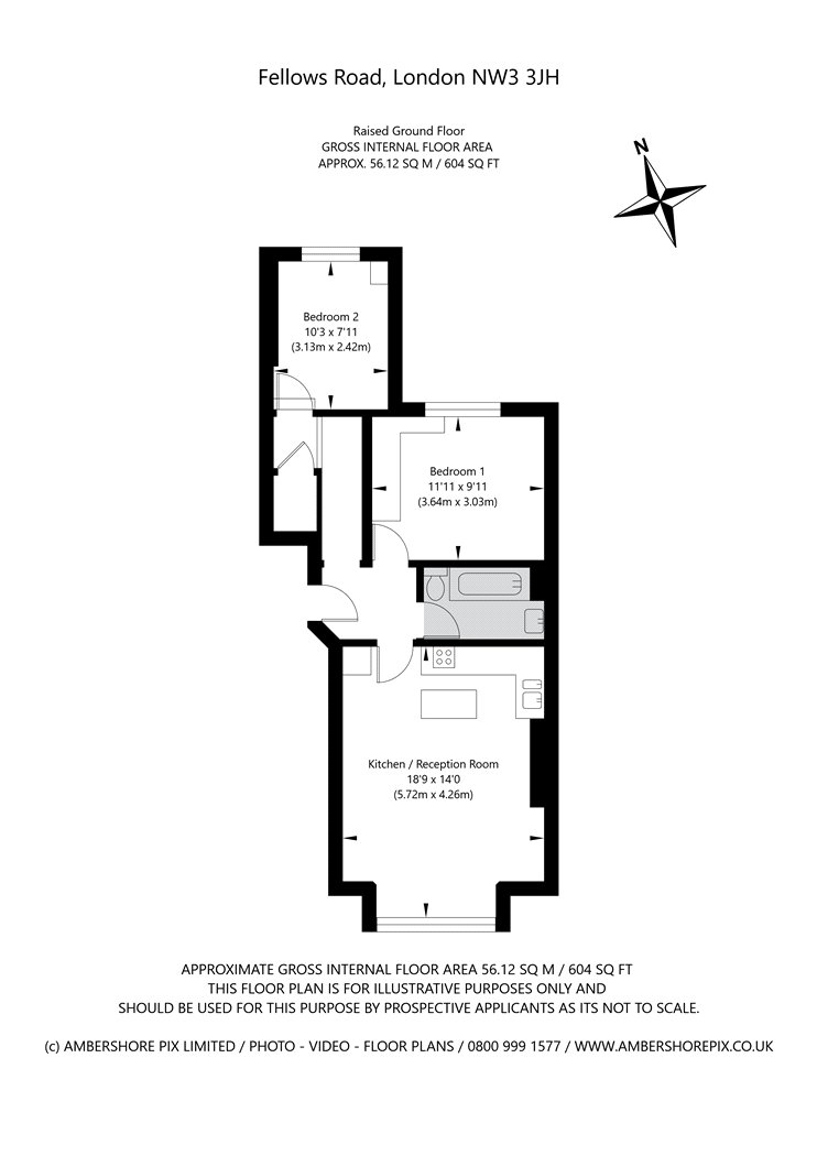 Fellows Road, London, NW3 floorplan