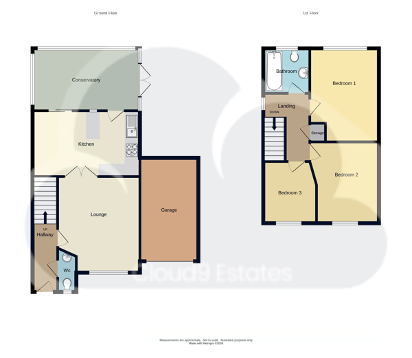 2, Woodroffe Walk, Coventry floorplan