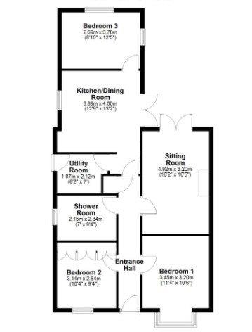 Bramley, Rectory Road, Kedington floorplan