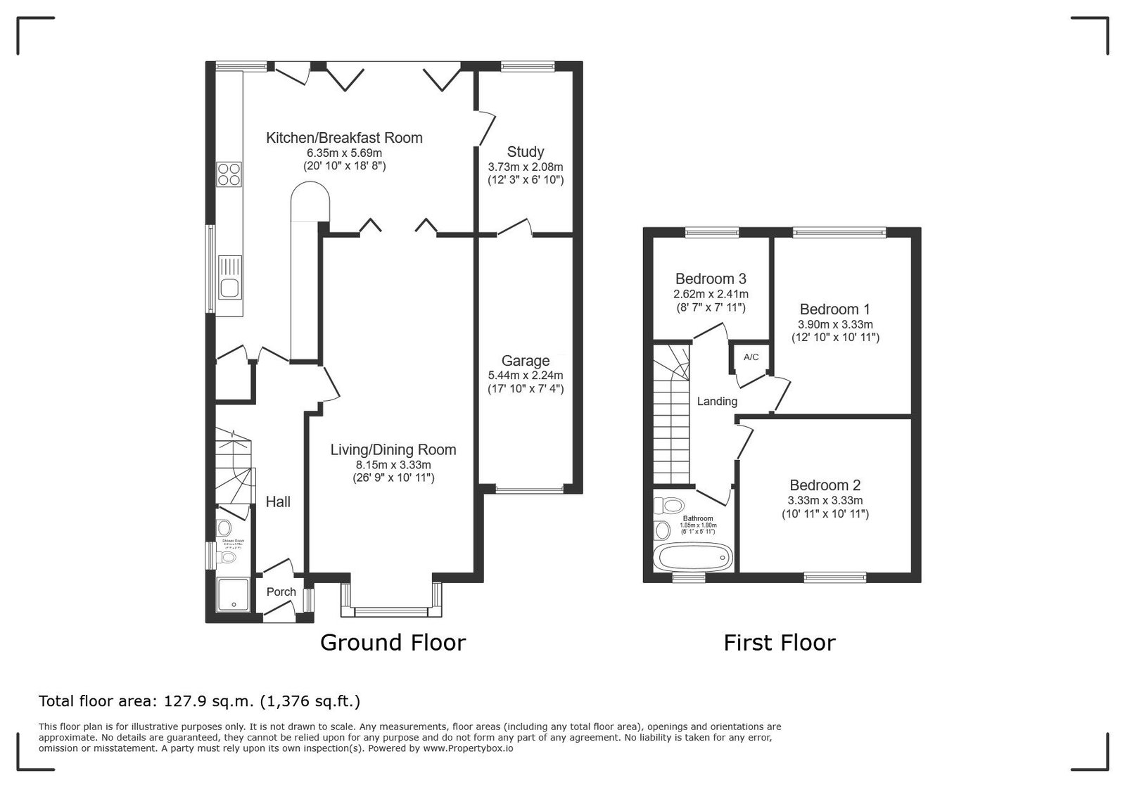 36, Forest Road, Horsham floorplan