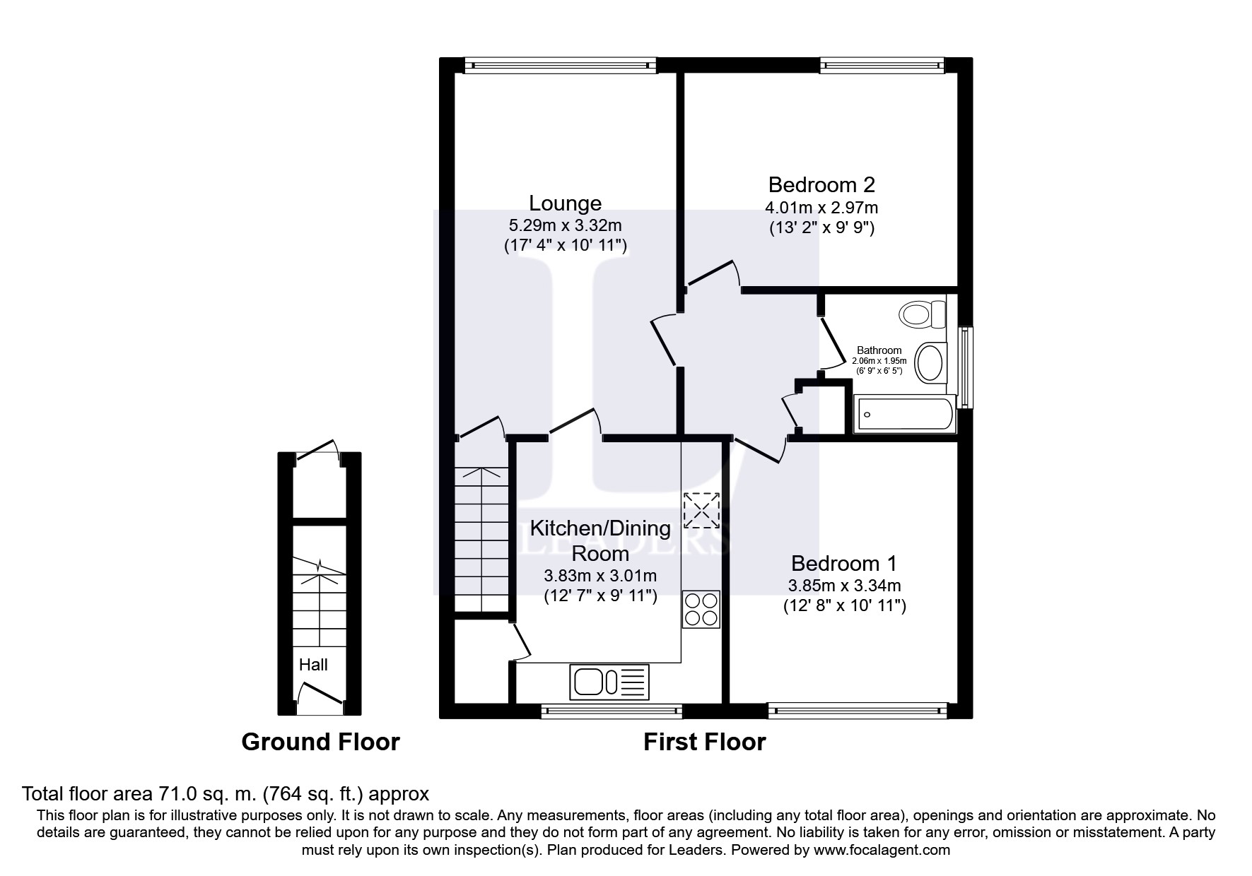 2 Bedrooms  to rent in Abbey Road, Horsell, Woking GU21