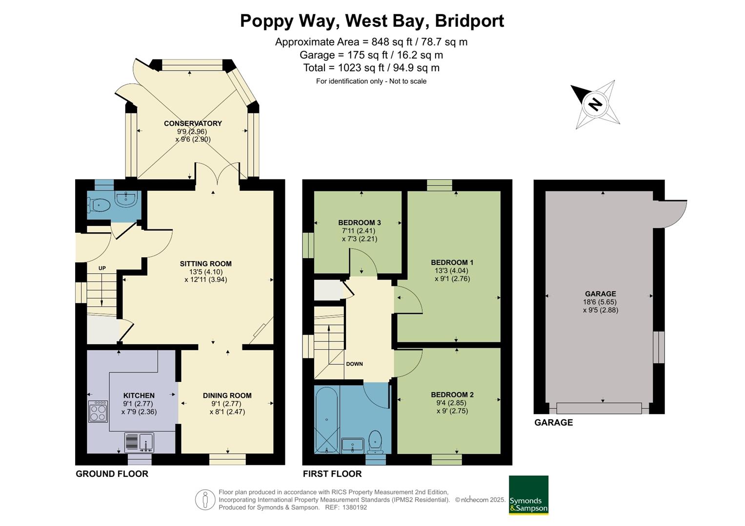 8, Poppy Way, Bridport floorplan