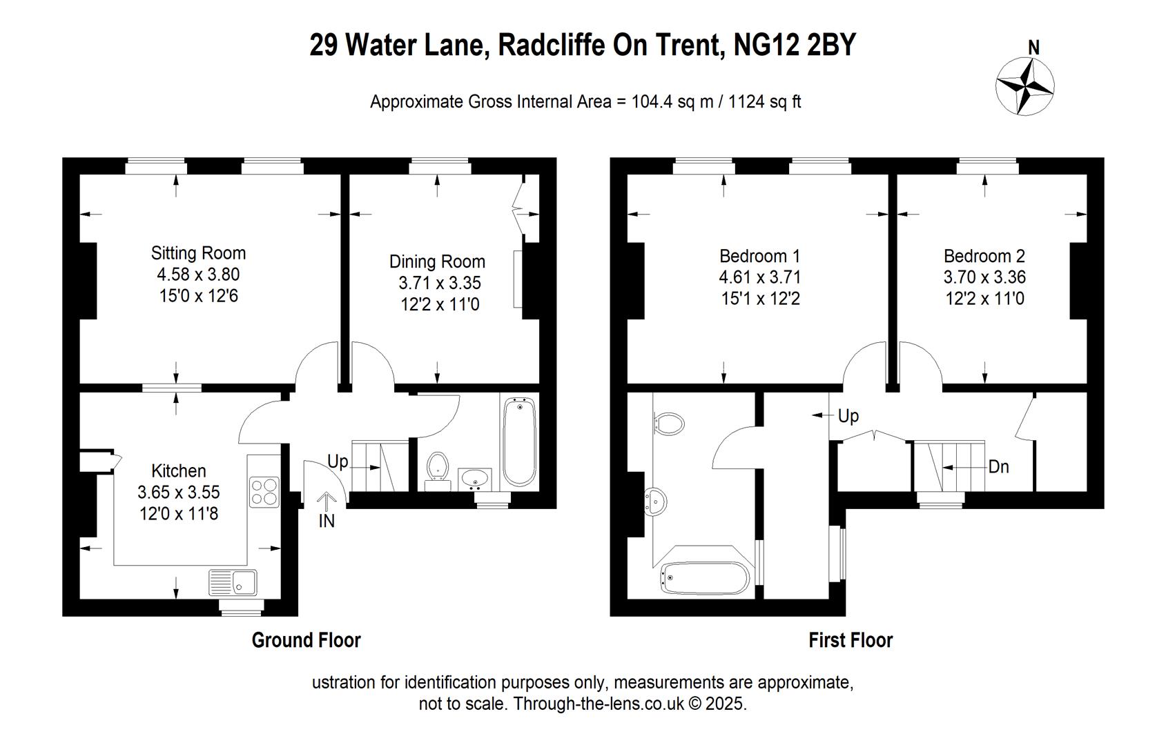 29, Water Lane, Nottingham floorplan