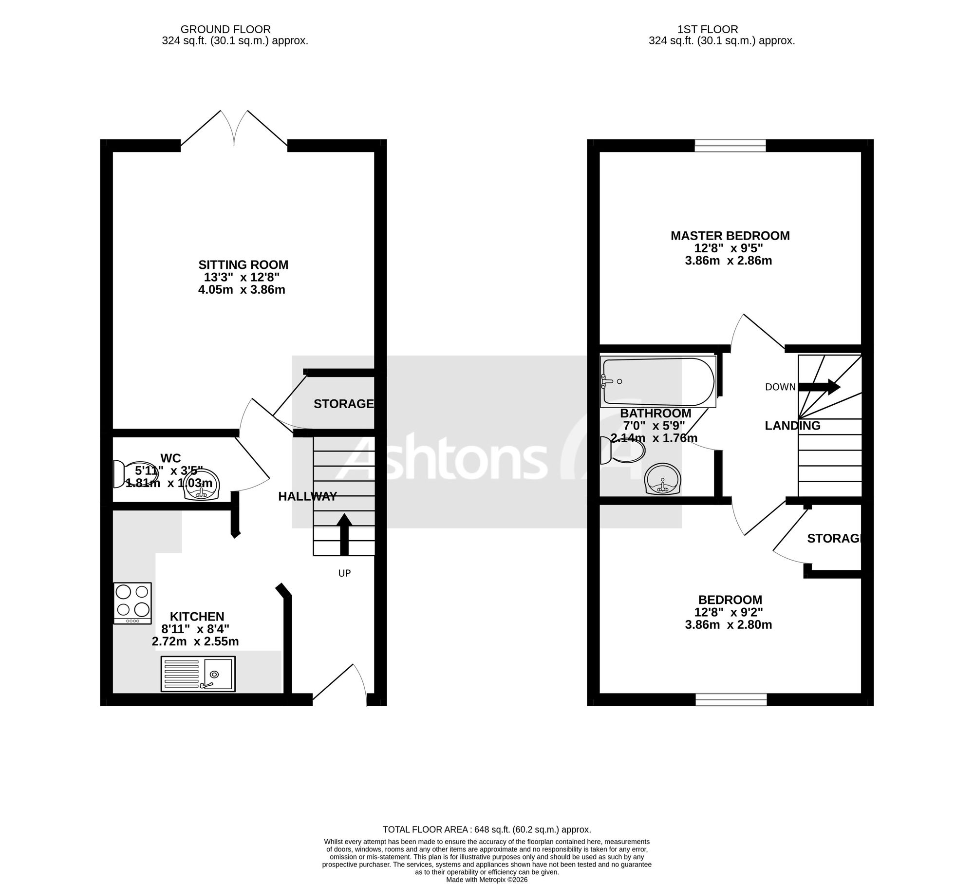 5 Meadowmead, Leigh floorplan