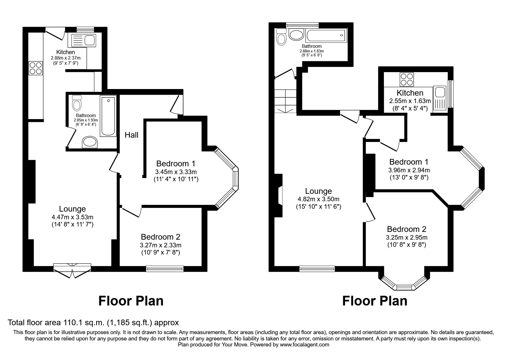 Grafton Road, Whitley Bay, Tyne And Wear NE26, 2 bedroom flat for sale