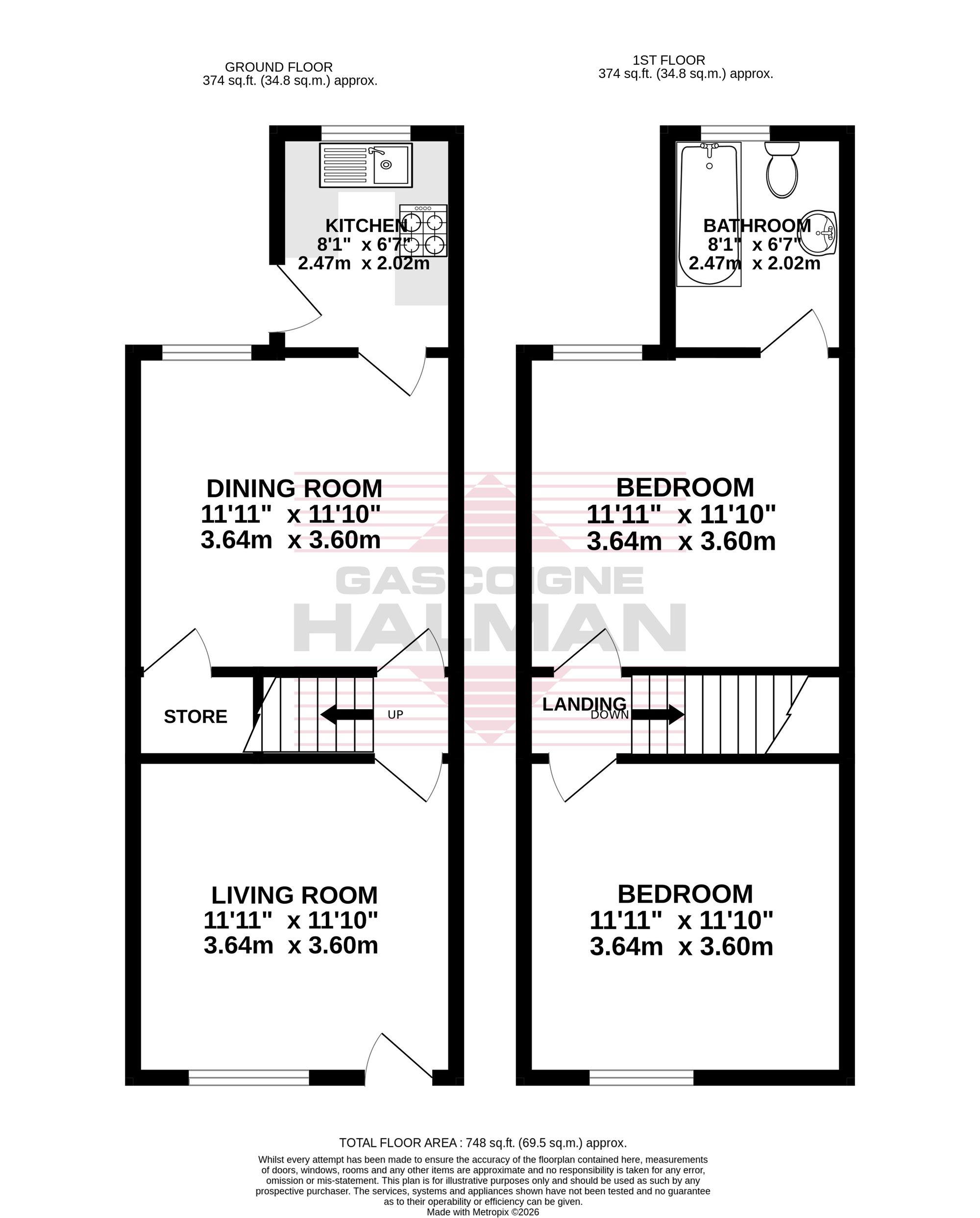 22 Jackson Street, Cheadle floorplan