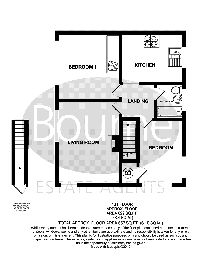 2 Bedrooms Maisonette to rent in Woodlands Court, Beechwood Road, Alton GU34