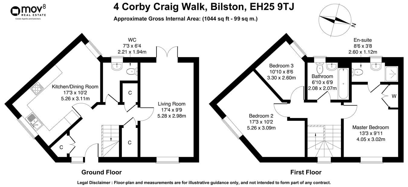 4, Corby Craig Walk, Roslin floorplan