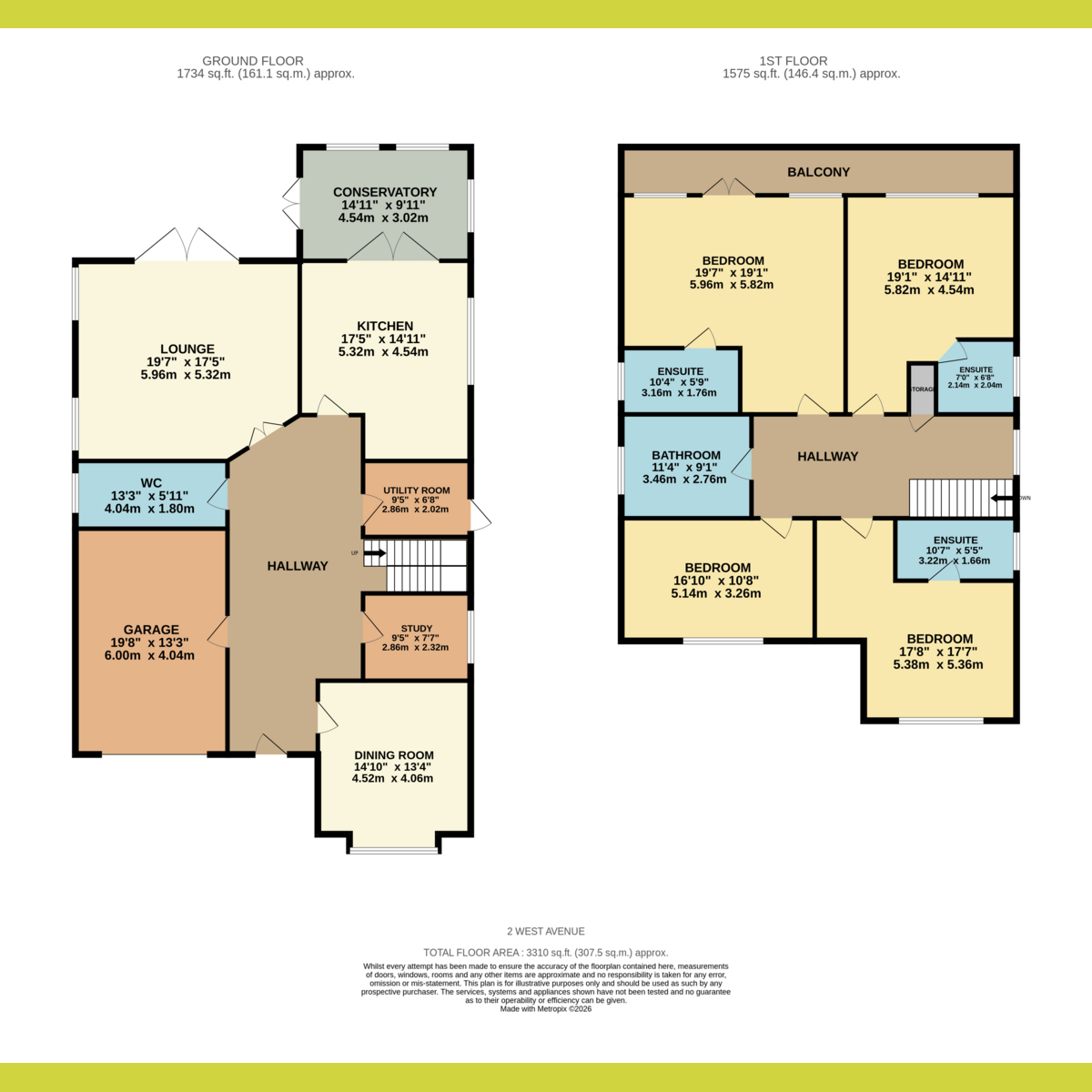West Avenue, Hullbridge floorplan