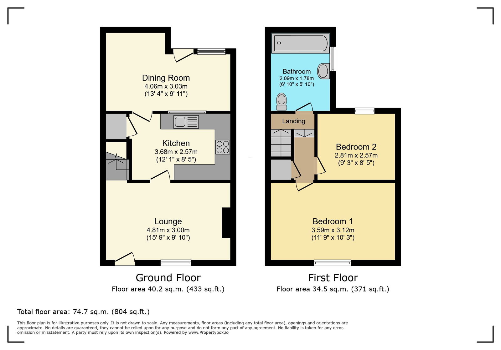 49, Rigg Street, Carlisle floorplan