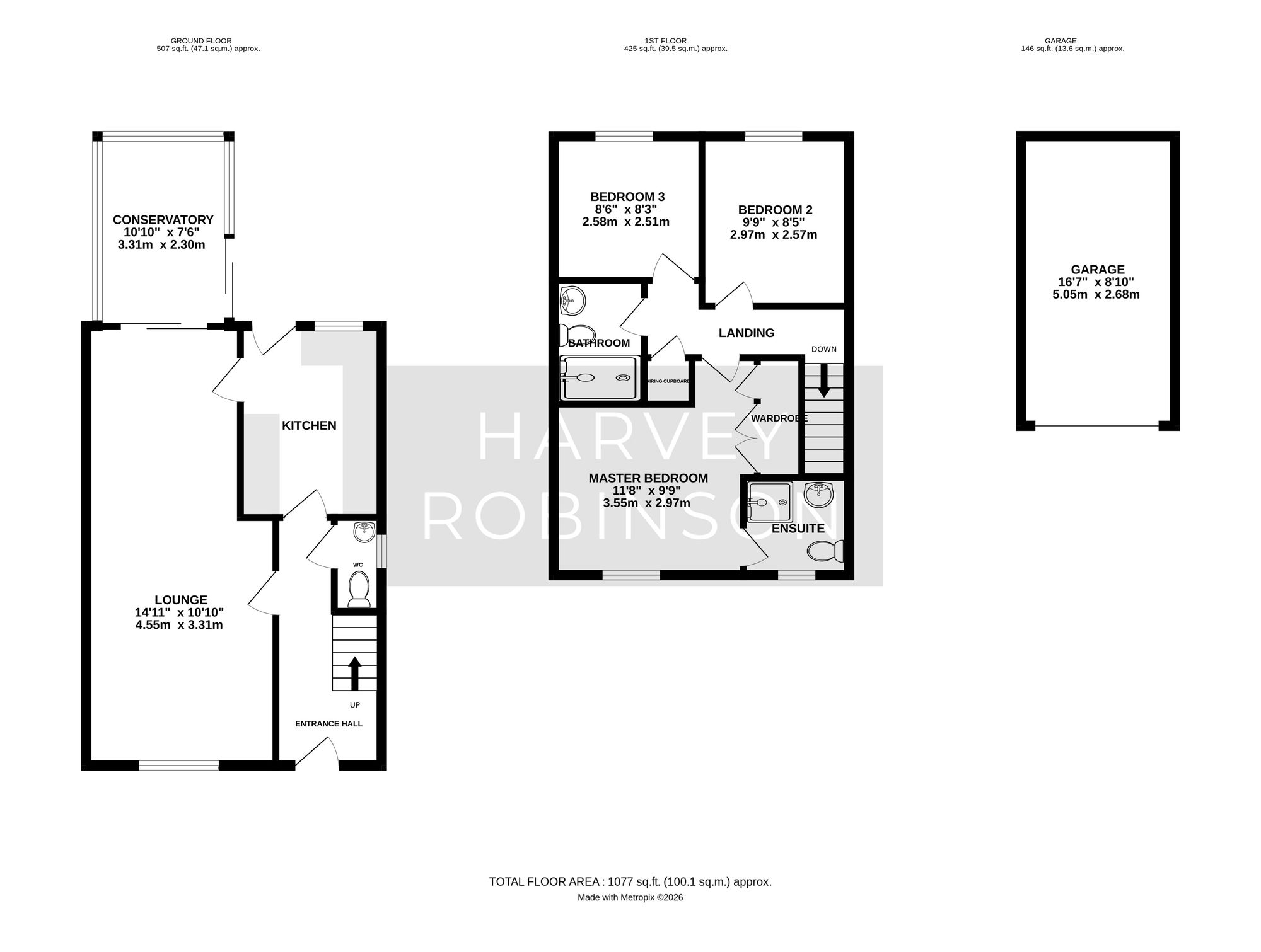 28 Ream Close, St. Neots floorplan