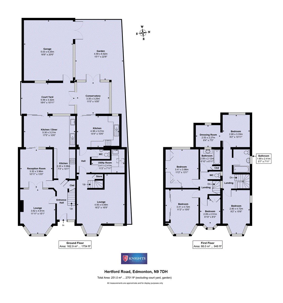 455, Hertford Road, London floorplan