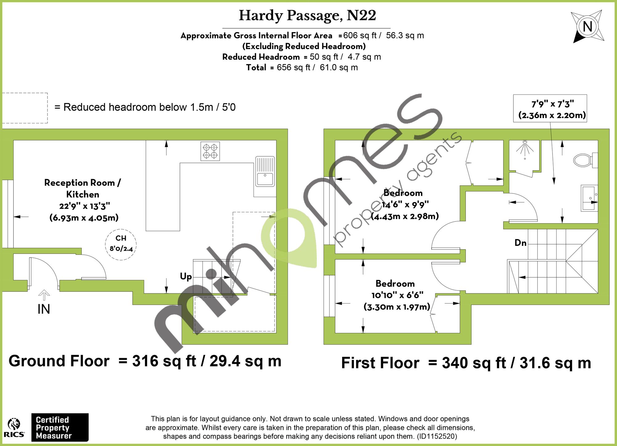 8 Hardy Passage, London floorplan