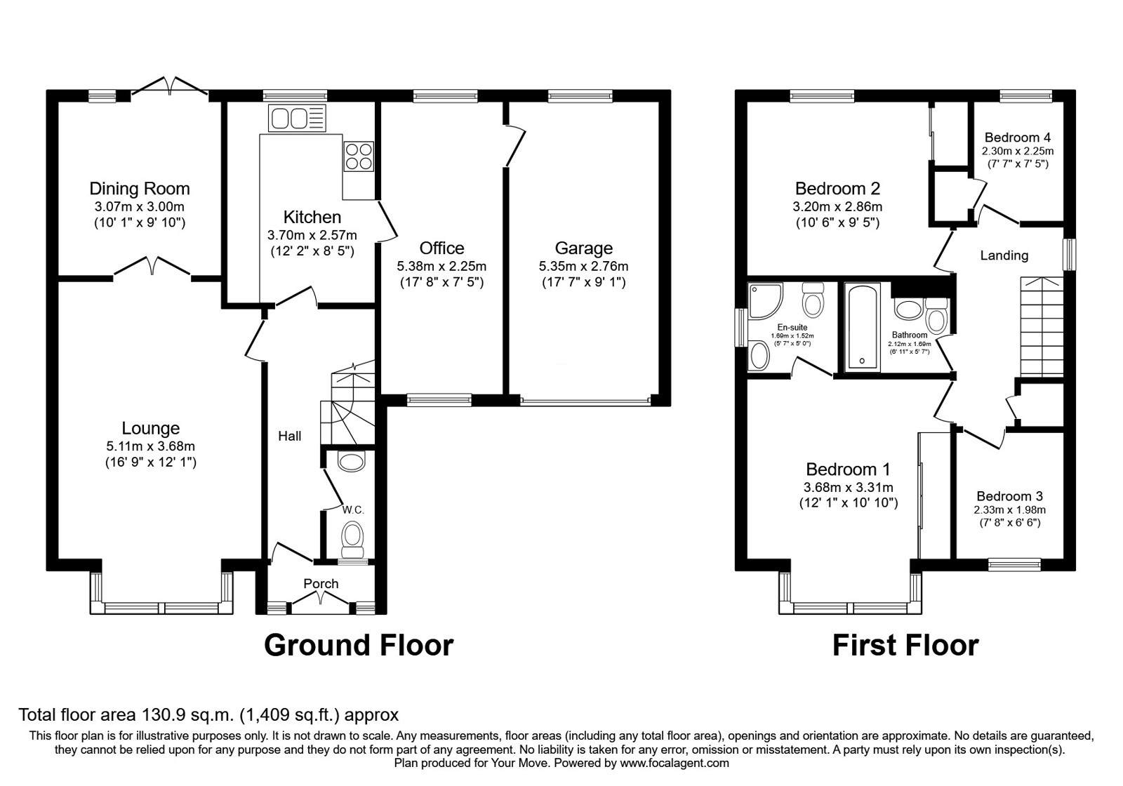 11, Portrush Road, Wolverhampton floorplan