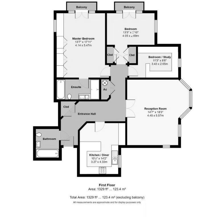 Shenley Hill, Radlett WD7, 3 bedroom flat to rent 64513706