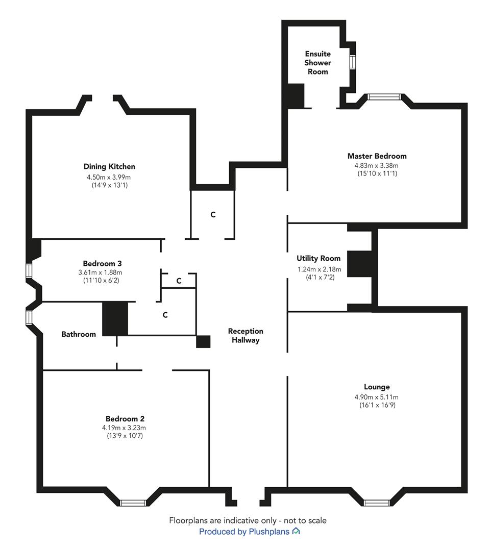 37A, Campbell Street, Greenock floorplan