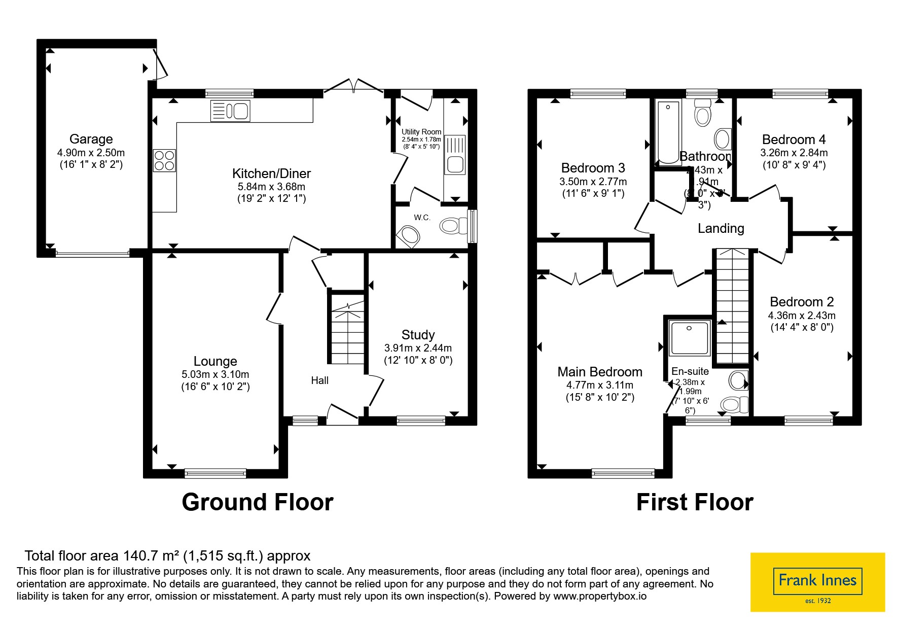 24, Bridgewater Road, Staffordshire floorplan