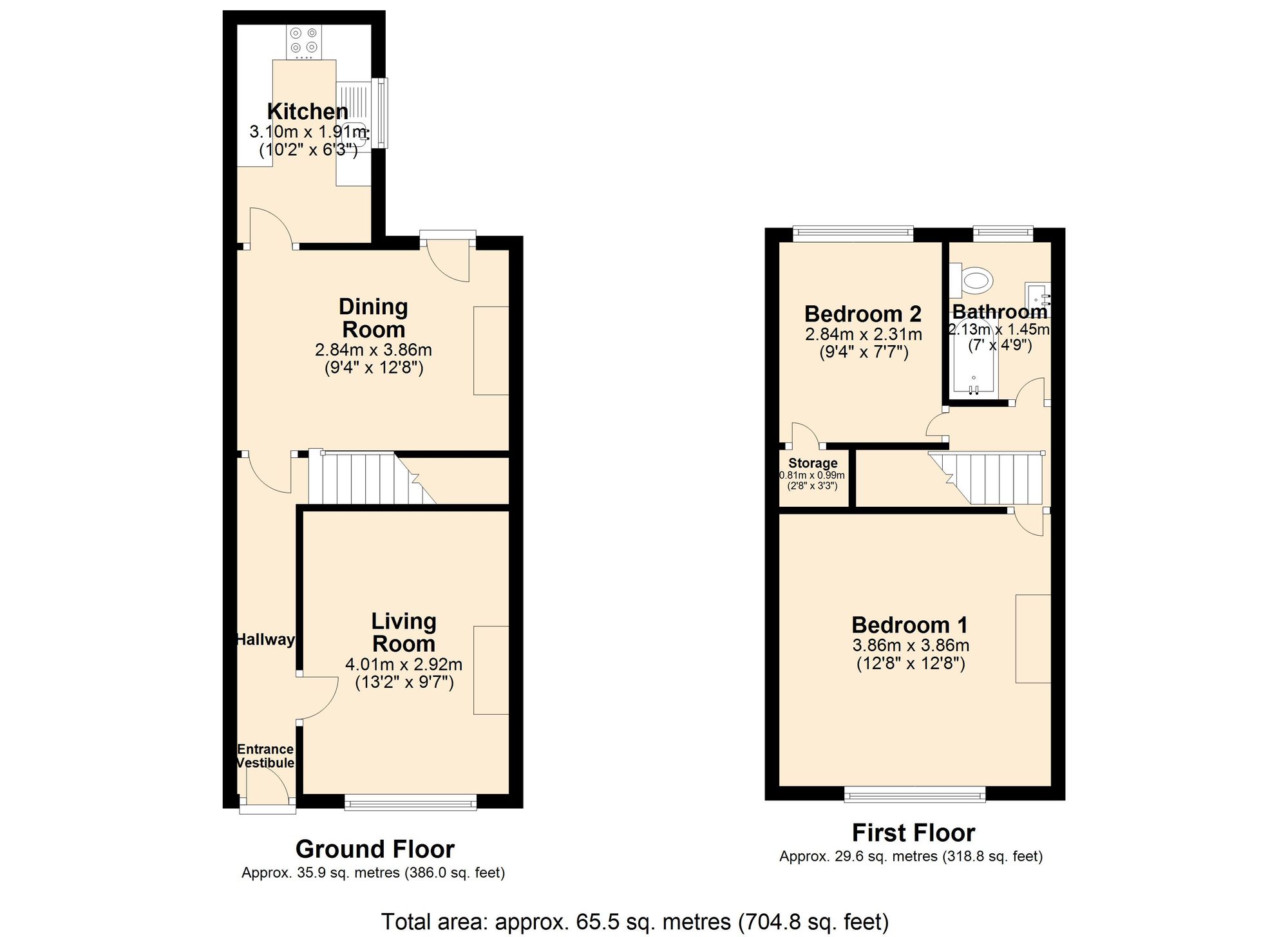 2 bed terraced house for sale in Lord Street, Oswaldtwistle BB5