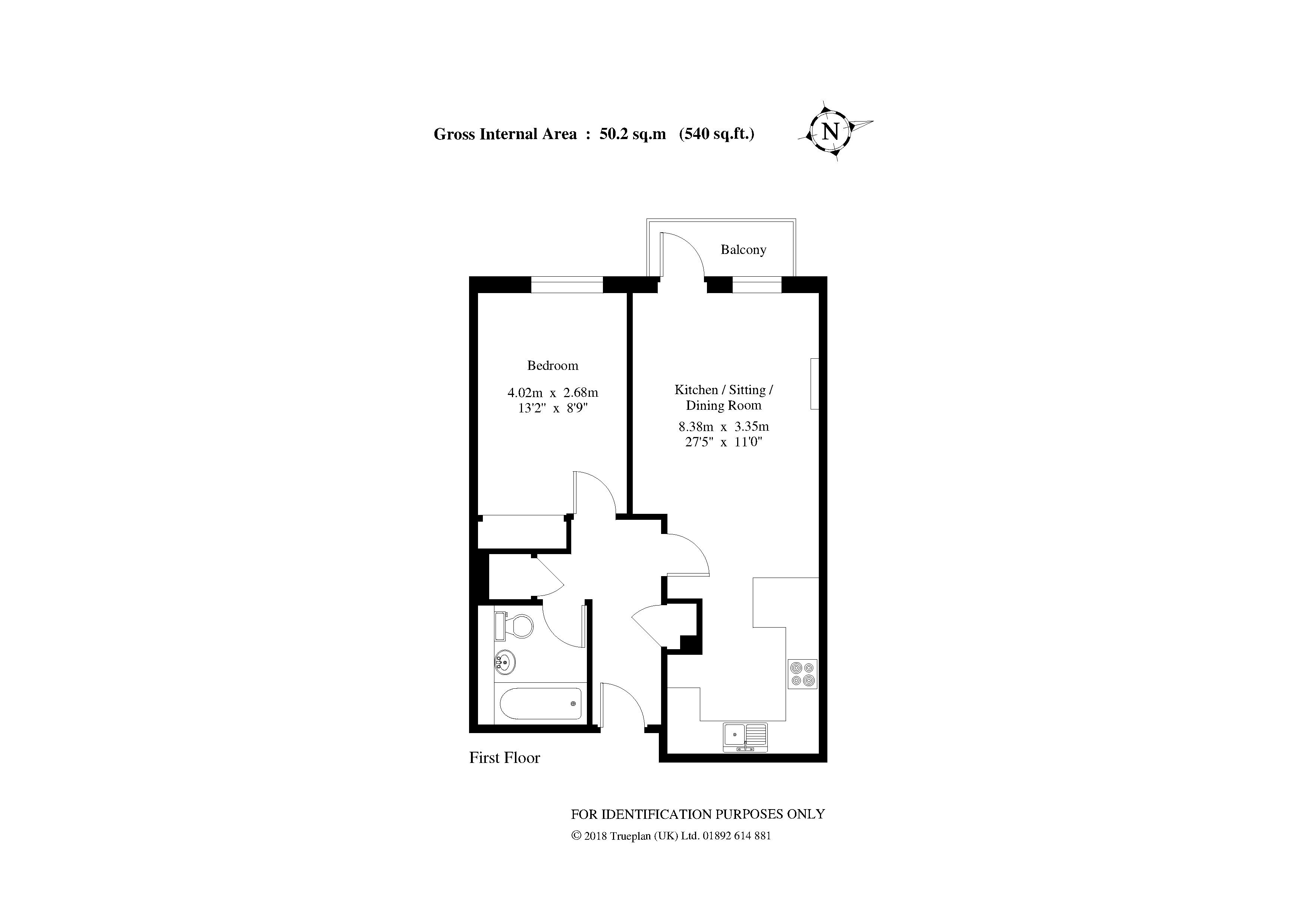 1 Bedrooms Flat for sale in Brighton Road, Southgate, Crawley, West Sussex RH10