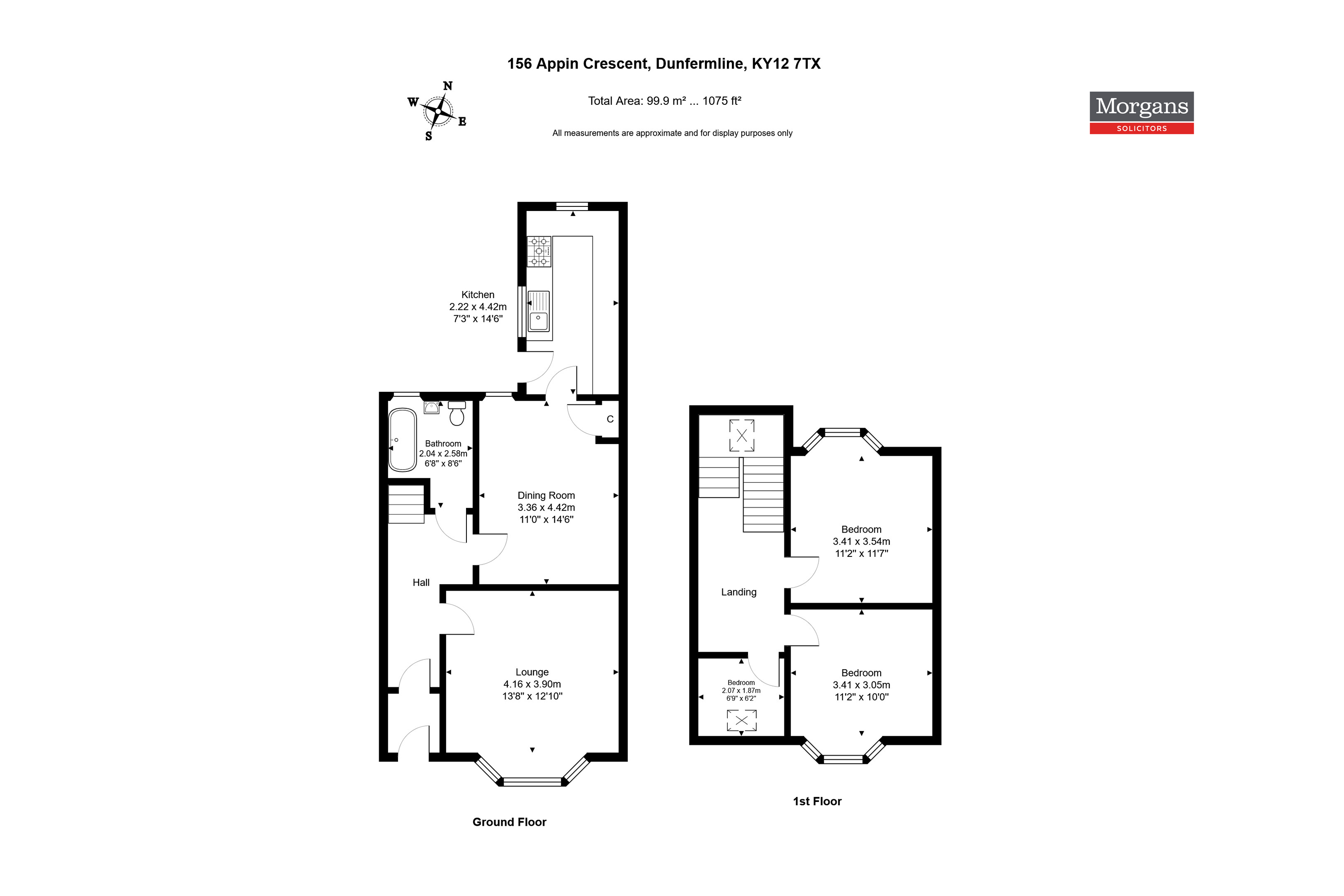 156, Appin Crescent, Dunfermline floorplan