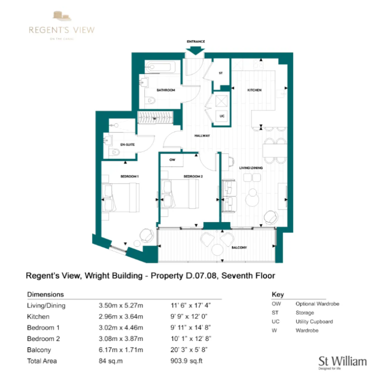 Regent's View, Bethnal Green, London, E2, London floorplan