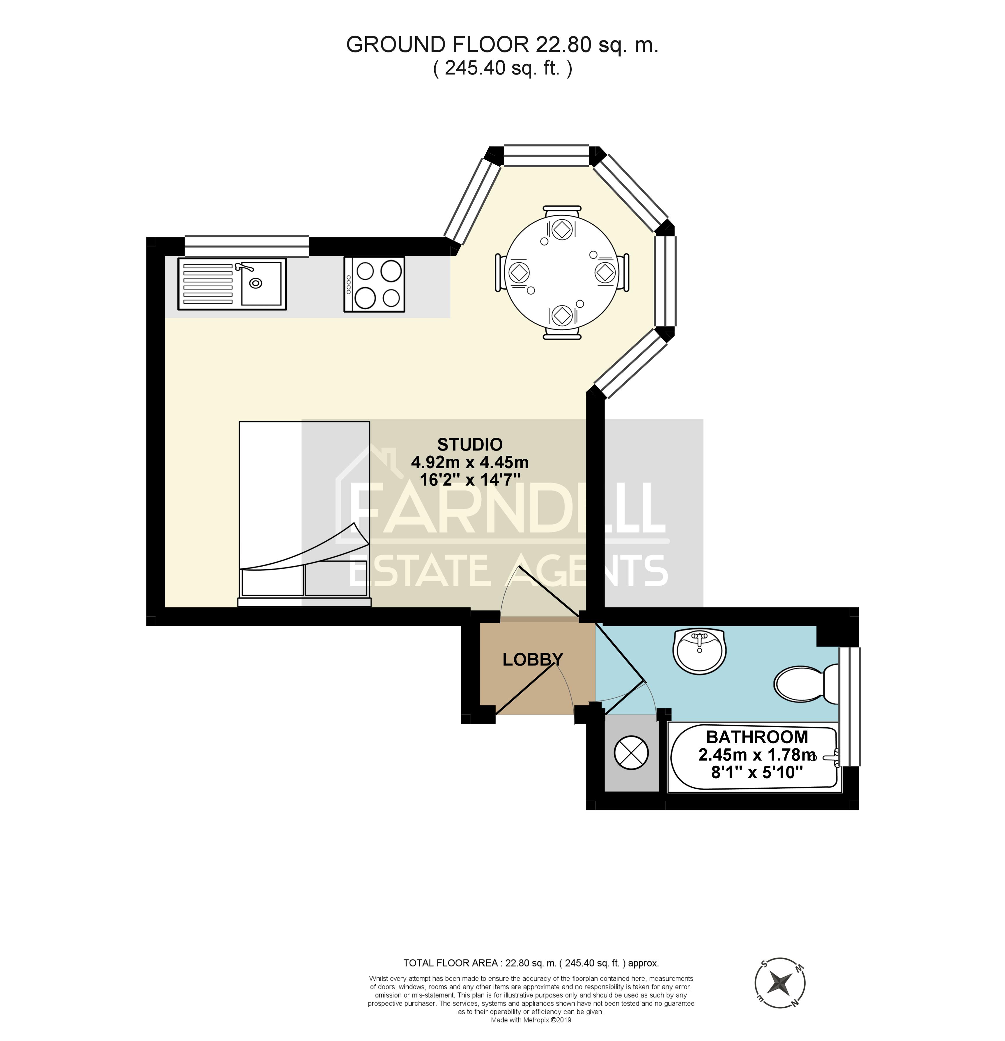 1 Bedrooms Studio for sale in Chichester Road, Bognor Regis, West Sussex PO21