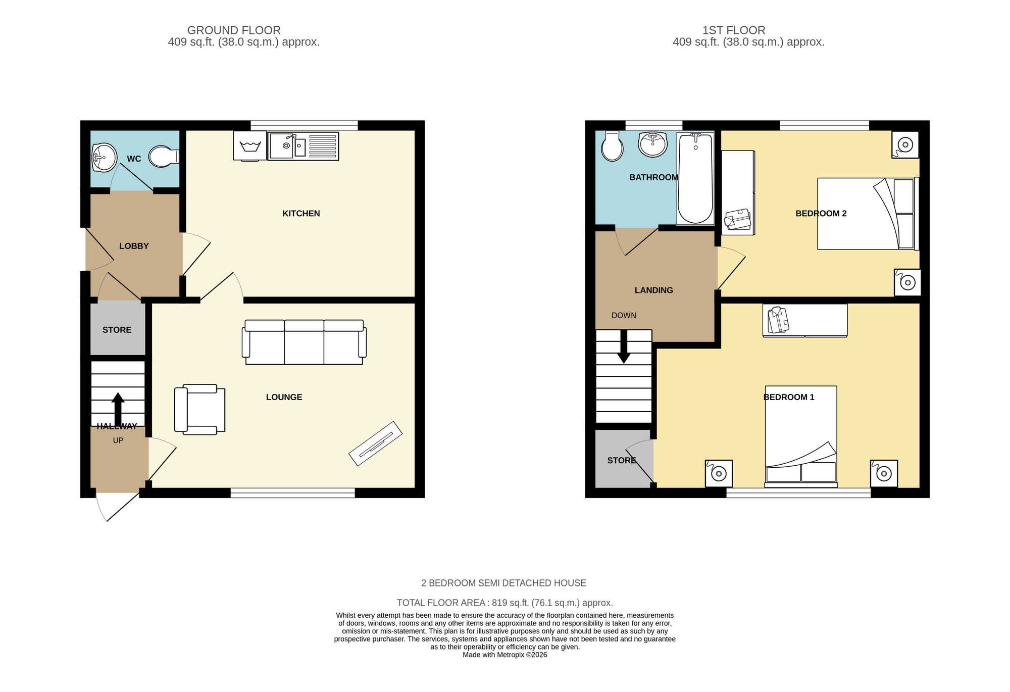 111 Smithy Parade, Dewsbury floorplan