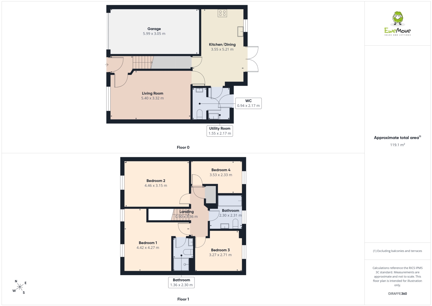 25, LANCASTER AVENUE, WAKEFIELD floorplan