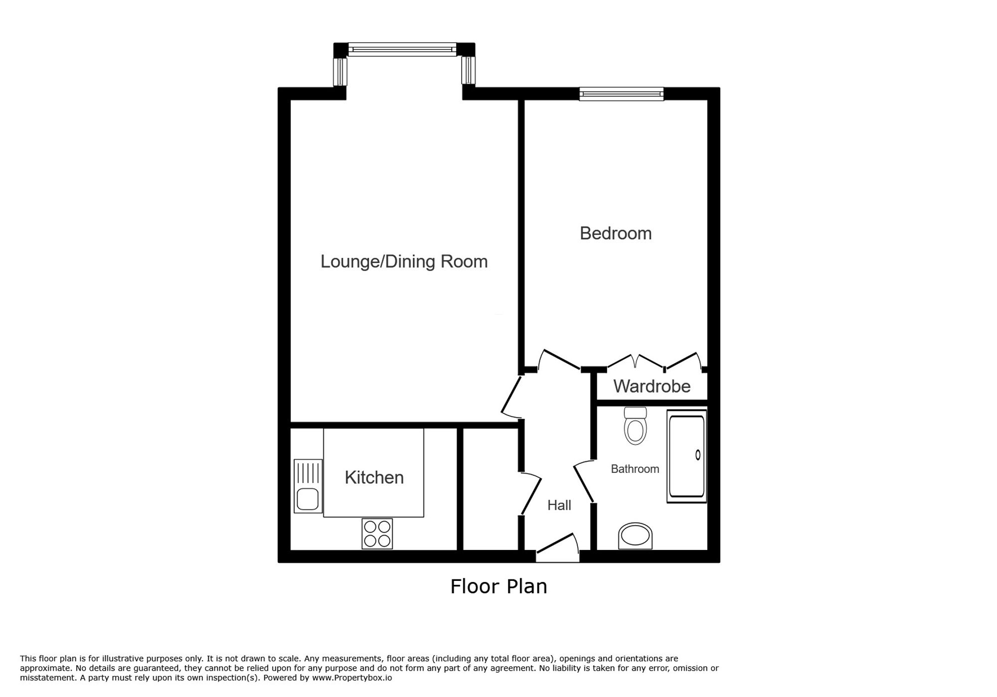 Flat 35, Strand Court Strand Quay, Rye floorplan
