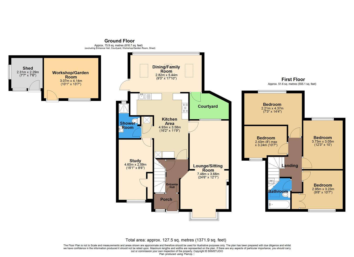 96, High Street, St. Albans floorplan