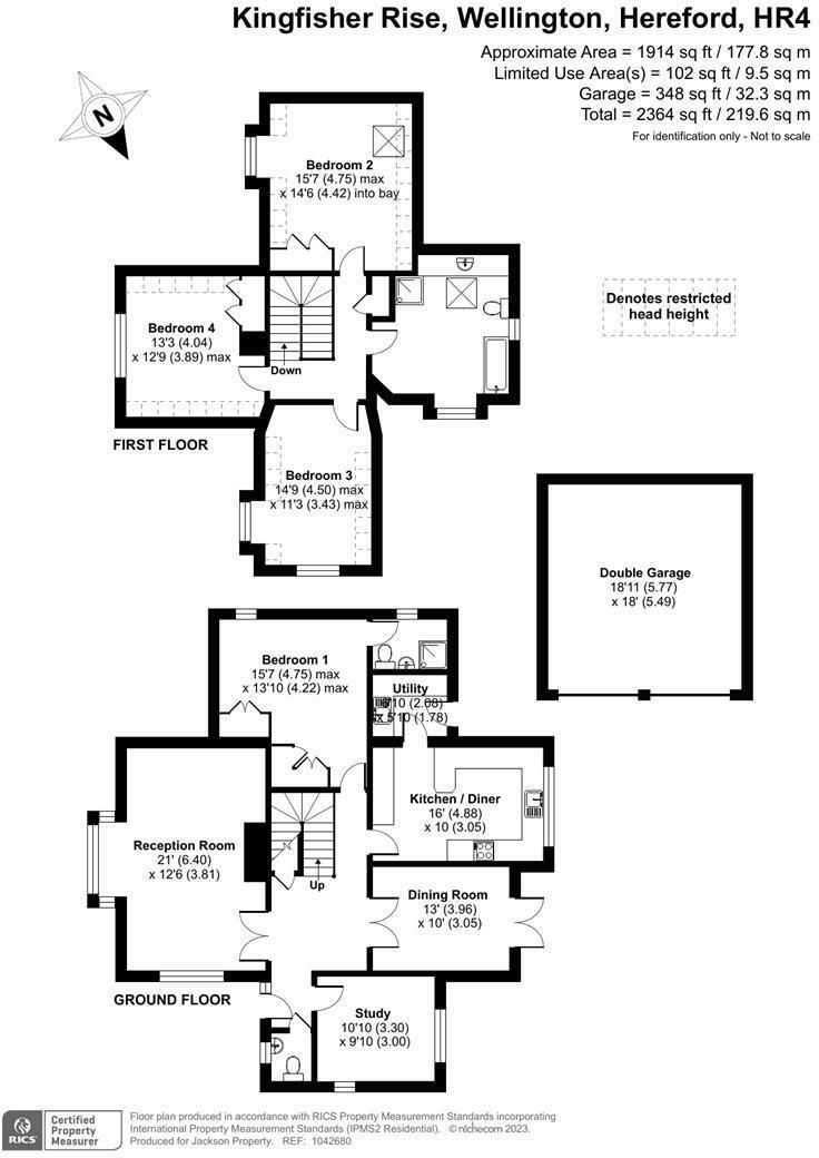 1, Kingfisher Rise, Hereford floorplan