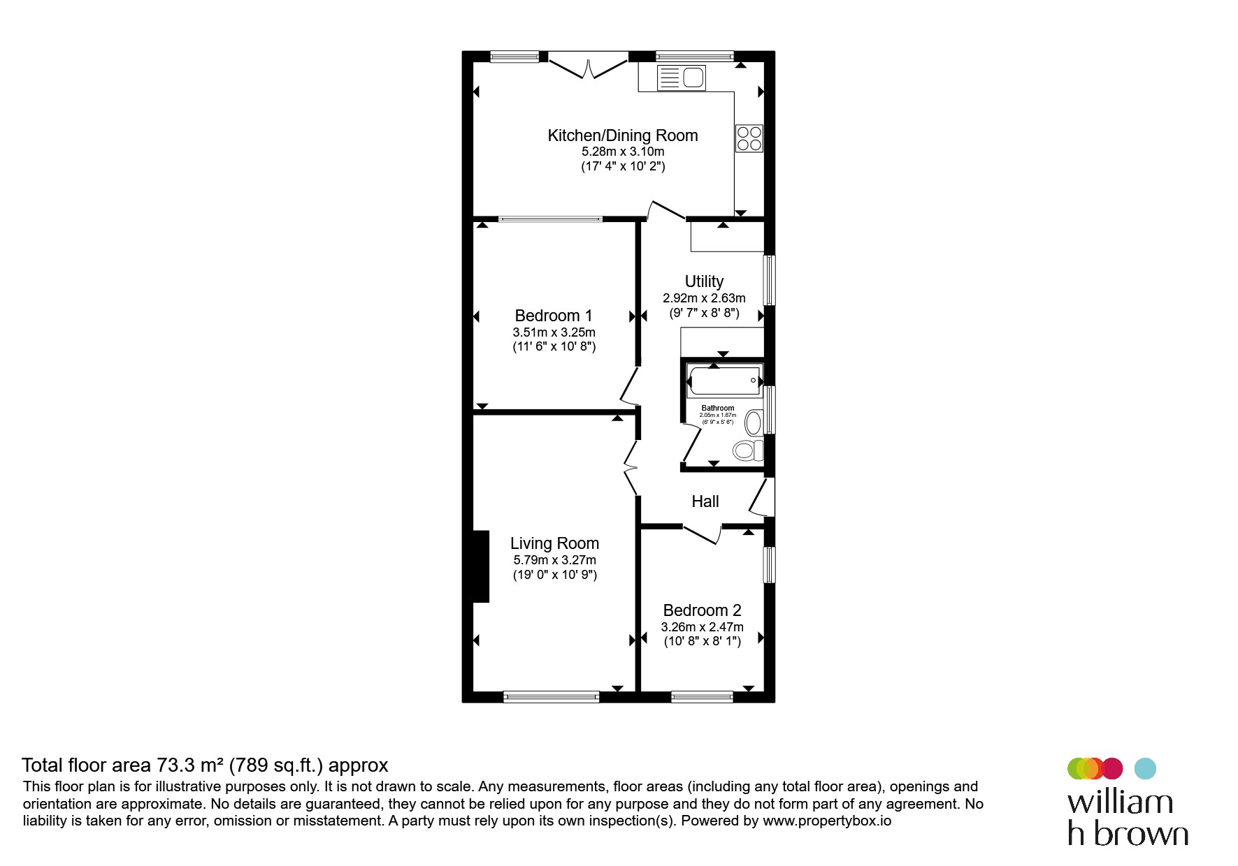 7, Grove Park, Doncaster floorplan