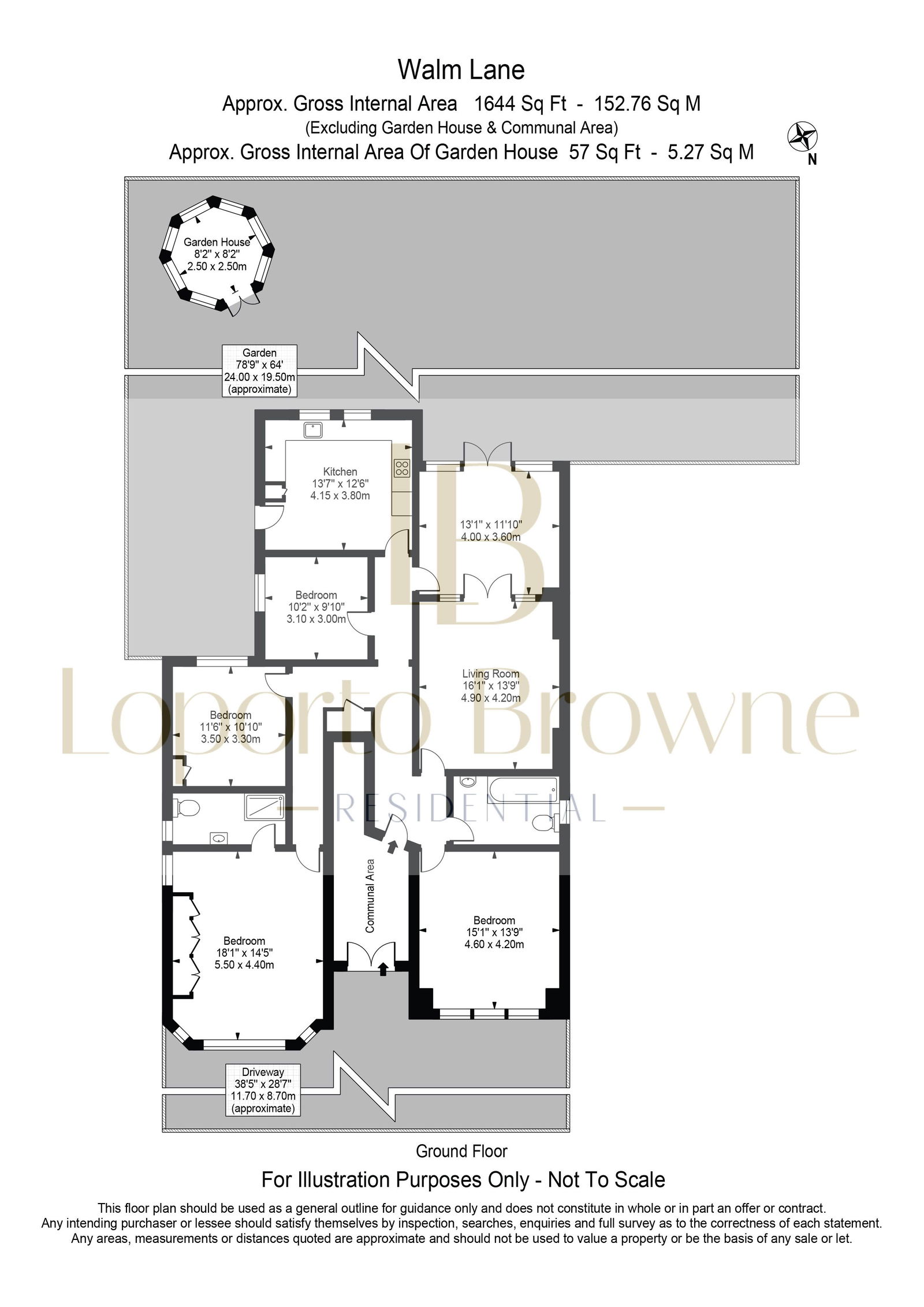 Walm Lane, Mapesbury, NW2 floorplan