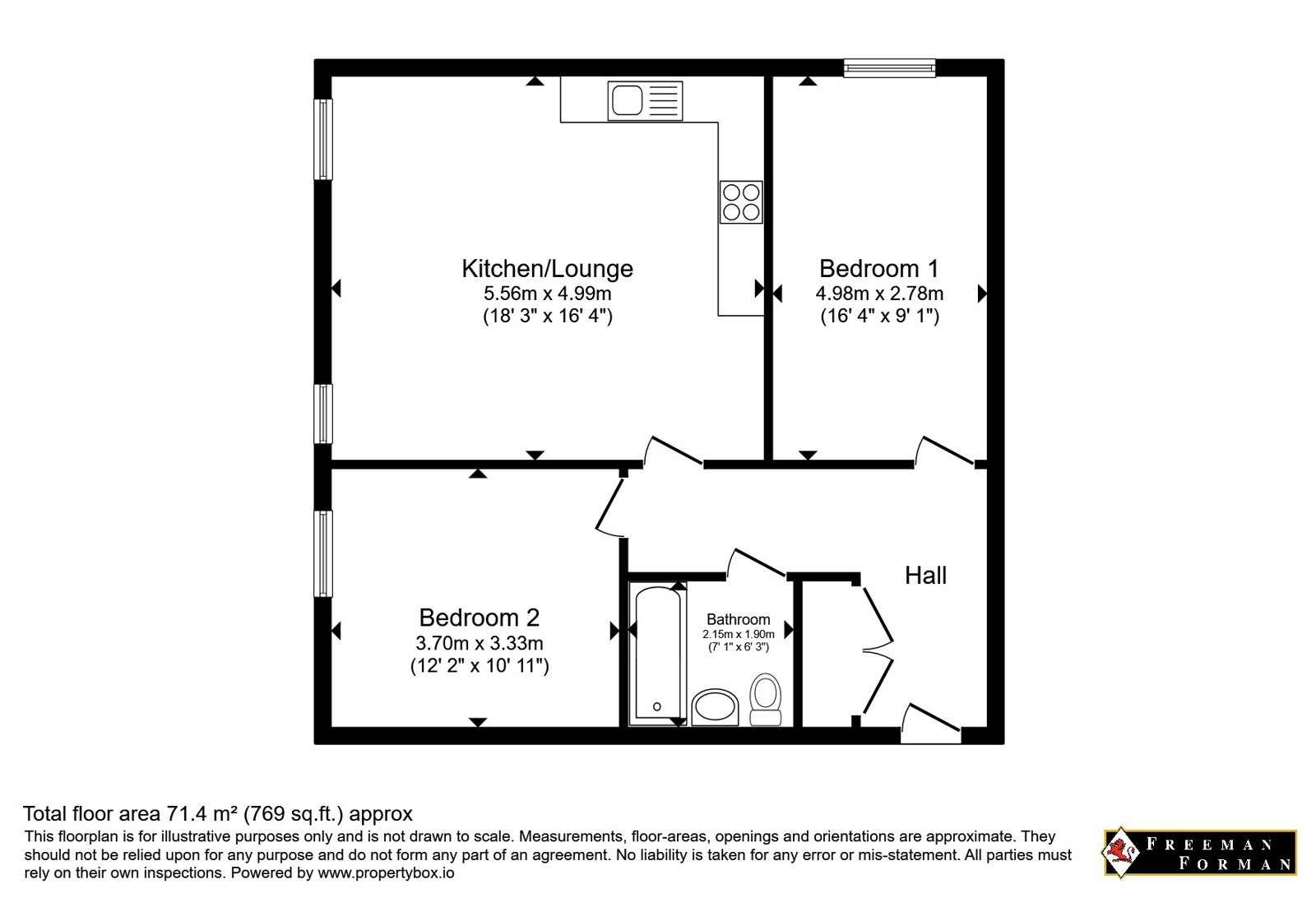 1, Osprey Drive, East Sussex floorplan