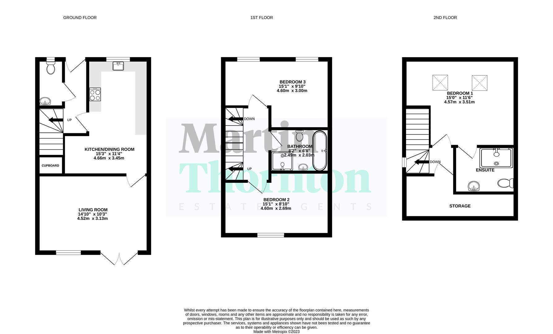 8, Laund Croft, Huddersfield floorplan