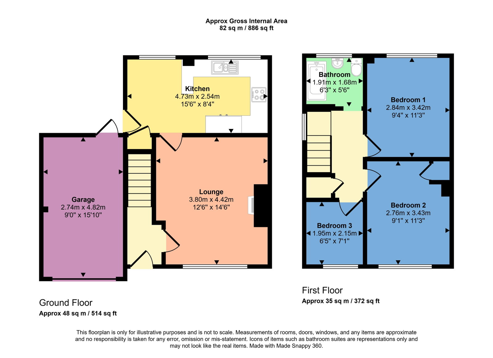 40, Lime Grove, Maryport floorplan