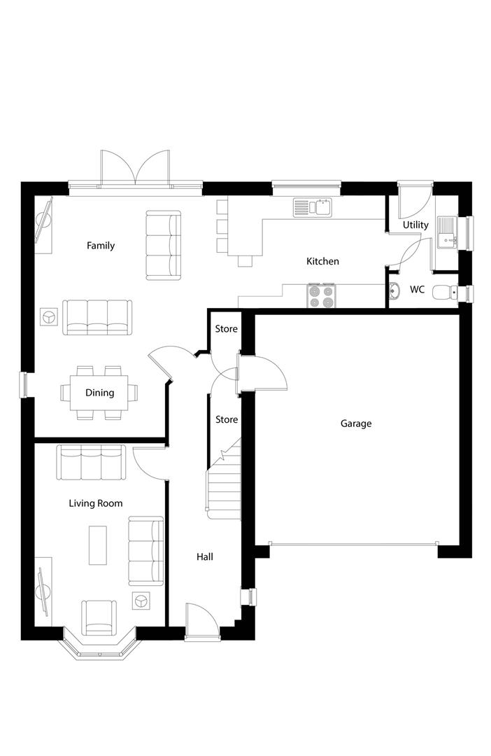 5, Pintail Close, Hatton, Warrington floorplan