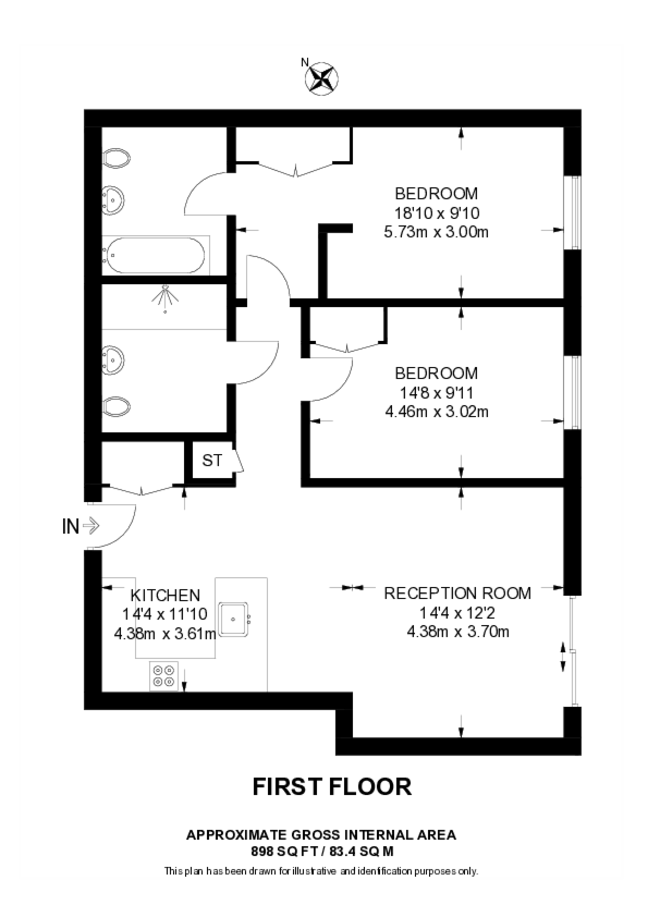 Heart of Hale Lane, Tottenham floorplan