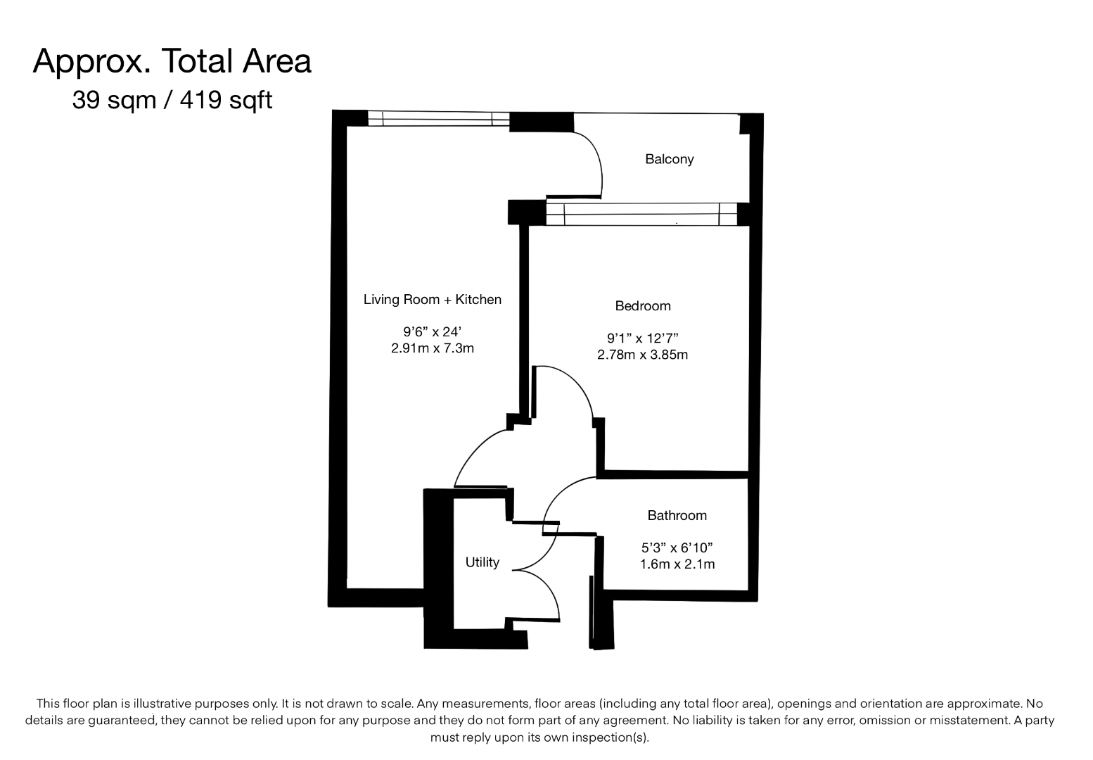 The Landmark, Salford floorplan